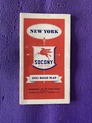 Vintage socony road map new - vintage,