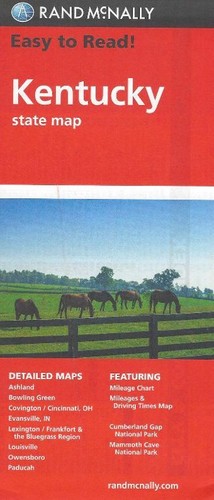 State road map - map, kentucky